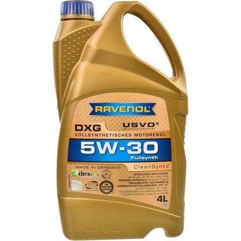 Ravenol DXG 5W-30 4 л, (1111124004) моторное масло фото