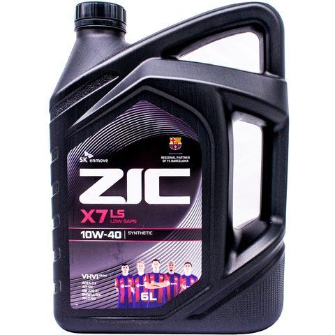 ZIC X7 LS 10W-40 6 л, (172620) моторна олива фото