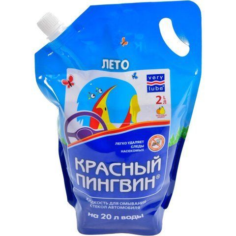 Концентрат омывателя Xado Красный пингвин летний 0&deg;С 2 л, (XB50002) фото