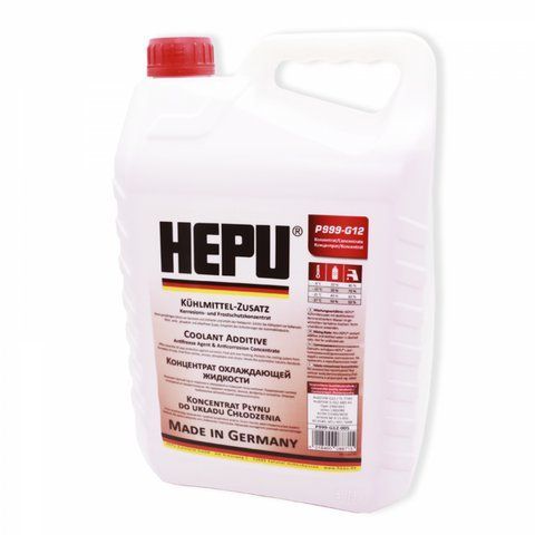 Hepu G12 красный, 5 л (P999G12005) концентрат антифриза фото