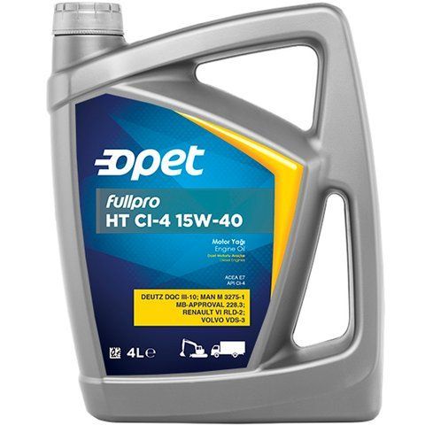 Opet FullPro HT CI-4 15W-40, 4 л (601215384) моторное масло фото