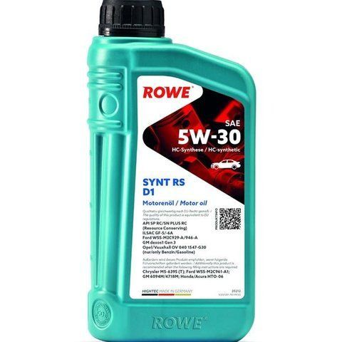 Rowe HC Synt RS D1 5W-30, 1 л (20212001099) моторное масло фото