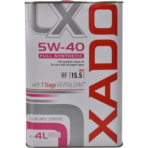 XADO Luxury Drive 5W-40 4 л, (xa20274) моторное масло фото