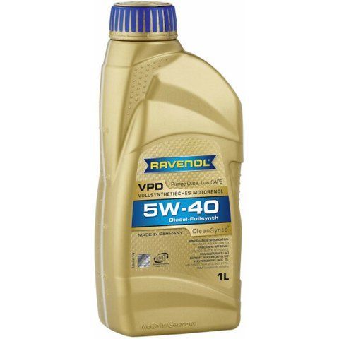 Ravenol VPD 5W-40 (1 л, 5 л) моторное масло фото