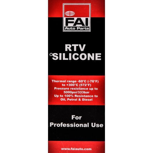 Fai RTV Silicone черный формирователь прокладок, 70 мл (sil2) фото