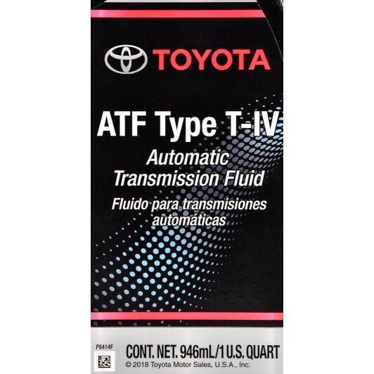 Toyota ATF T-IV(USA) трансмісійна олива фото
