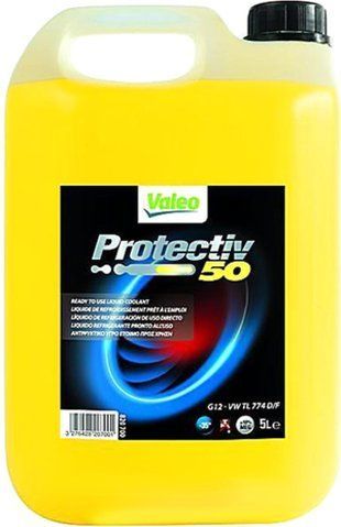 Готовий антифриз Valeo Protectiv 50 G12 жовтий -35 &deg;C фото