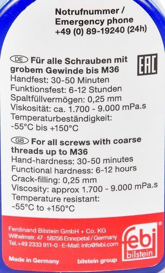 Febi Screw Locking Medium Strength фиксатор резьбы, 50 мл (26708) фото