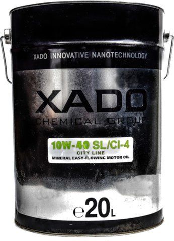 XADO Atomic City Line 10W-40 SL/CI-4 20 л, (xa28512) моторна олива фото