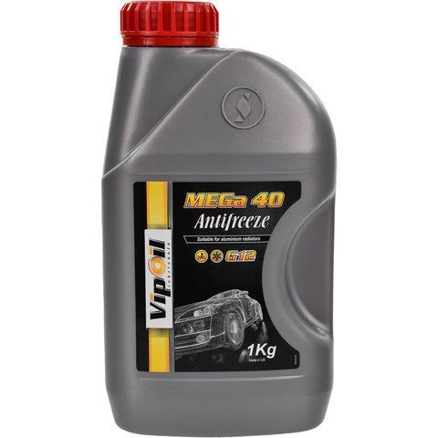 VIPOIL MEGa 40 G12 червоний -40 &deg;C, 1 л (701431) готовий антифриз фото