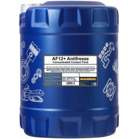Mannol AF12+ Longlife G12+ красный, 10 л (MN4112-10) концентрат антифриза фото