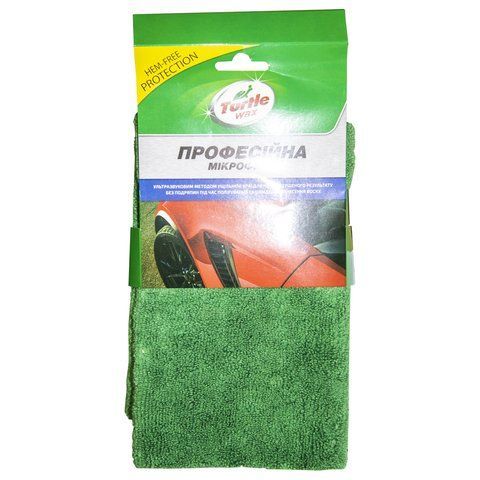 Turtle Wax микрофибра зеленая, 40х40 см (X5060) салфетка для полировки фото