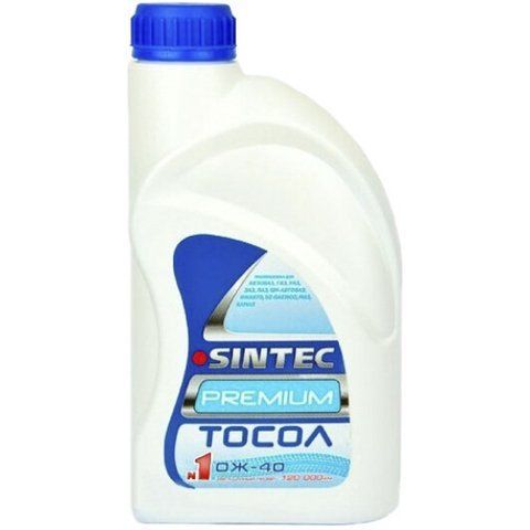 Готовый антифриз Sintec Premium ОЖ-40 синий -40 &deg;C фото