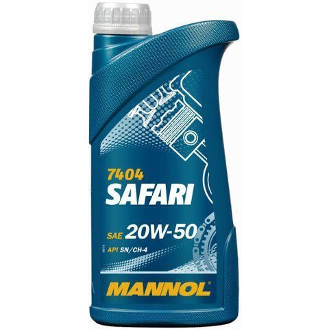 Mannol Safari 20W-50 1 л, (MN7404-1) моторна олива фото