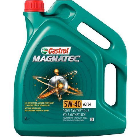 Castrol Magnatec A3/B4 5W-40 5 л, (15C9D3) моторное масло фото