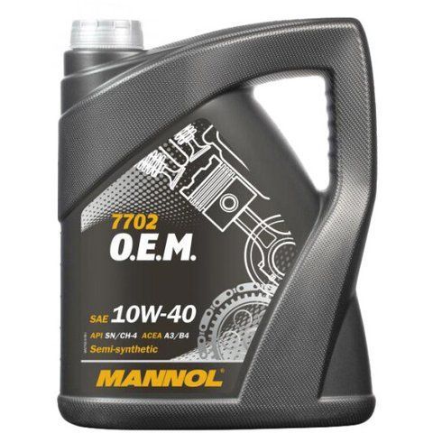 Mannol OEM For Chevrolet Opel 10W-40 5 л (MN7702-5) моторна олива фото