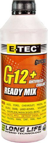 Готовий антифриз E-tec Glycsol Long Life G12+ червоний -38 &deg;C фото