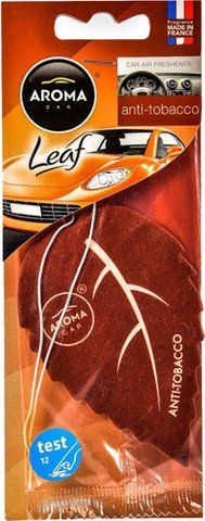 Ароматизатор Aroma Car Leaf Anti Tobacco фото