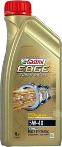 Castrol EDGE Turbo Diesel Titanium FST 5W-40 1 л, (1535b3) моторное масло фото