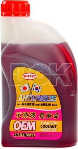 Готовый антифриз Sintec OEM красный -40 &deg;C фото