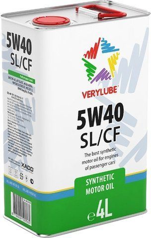 XADO Verylube SL/CF 5W-40 4 л, (xb20259) моторное масло фото