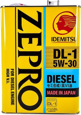 Idemitsu Zepro Diesel DL-1 5W-30 4 л, (2156041) моторна олива фото
