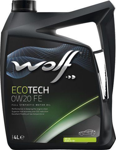 Wolf Ecotech FE 0W-20, 4 л (8324307) моторное масло фото