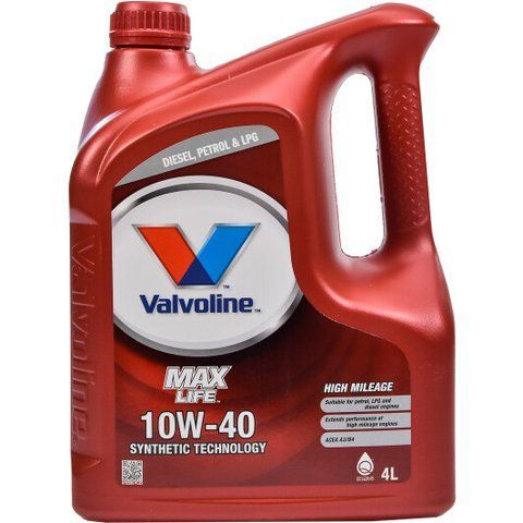Valvoline MaxLife 10W-40 4 л, (872296) моторное масло фото