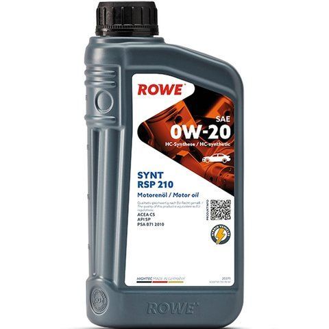 Rowe HC Synt RSP 210 0W-20, 1 л (20371001099) моторное масло фото