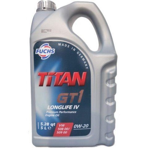 Fuchs Titan GT1 LongLife IV 0W-20, 5 л (601411458) моторное масло фото