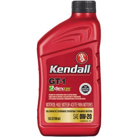 Kendall GT-1 Full Synthetic Dexos1 Gen2 0W-20, 0,95 л (1079042) моторное масло фото