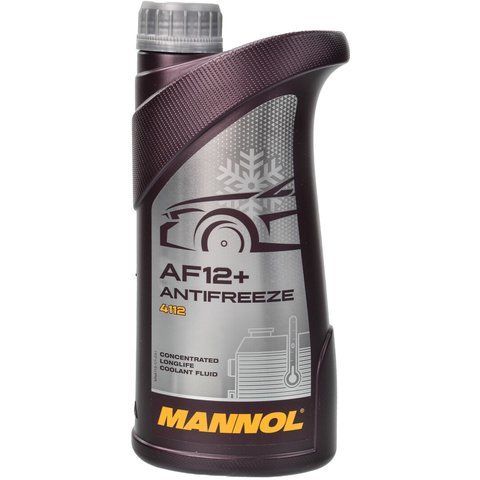 Mannol AF12+ Longlife G12+ красный, 1 л (MN4112-1) концентрат антифриза фото