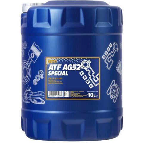Mannol ATF AG52 Automatic Special, 10 л (MN8211-10) синтетическое трансмиссионное масло фото