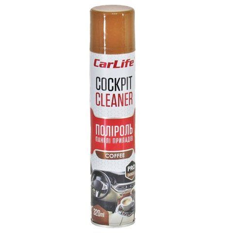 Полироль для салона Carlife Cockpit Cleaner кофе 320 мл CF327 фото
