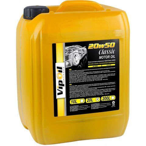 VIPOIL Classic 20W-50 20 л, (252404) моторна олива фото