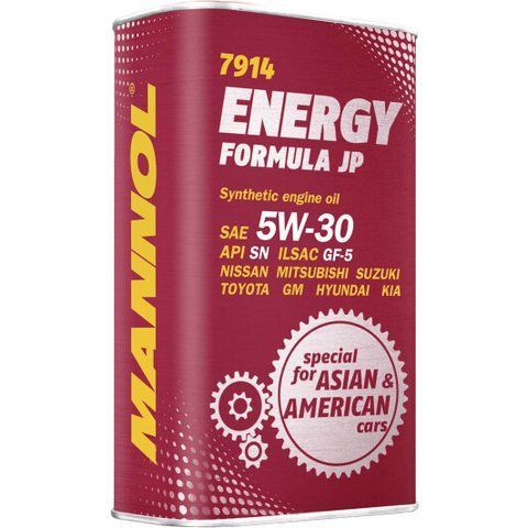 Mannol Energy Formula JP (Metal) 5W-30 4 л, (MN7914-4ME) моторное масло фото