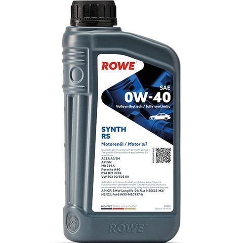 Rowe HC Synth RS 0W-40, 1 л (20020001099) моторное масло фото