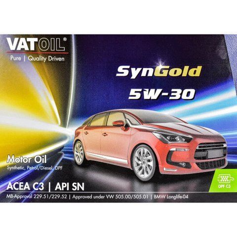 Vatoil SynGold 5W-30 4 л, (50026) моторна олива фото