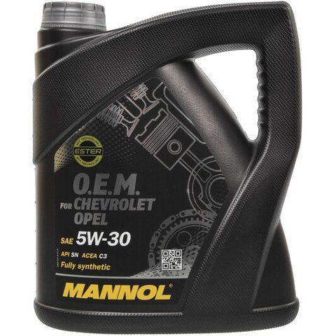 Mannol OEM For Chevrolet Opel 5W-30 4 л (MN7701-4) моторна олива фото