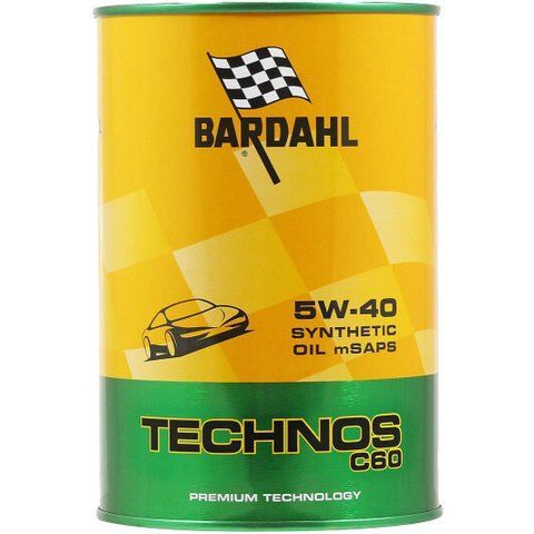 Bardahl Technos C60 5W-40 (1 л) моторна олива фото