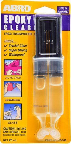 Клей ABRO Epoxy Clear Syringe фото