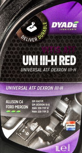 DYADE Vitis ATF UNI III-H RED , 1 л (080798) полусинтетическое трансмиссионное масло фото