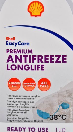Готовий антифриз Shell Premium Long Life G12+ червоний -38 &deg;C фото