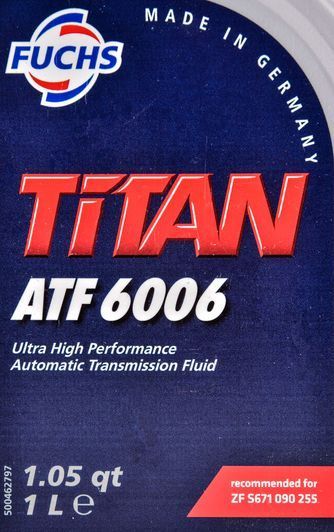 Fuchs Titan ATF 6006, 1 л (601376542) синтетическое трансмиссионное масло фото