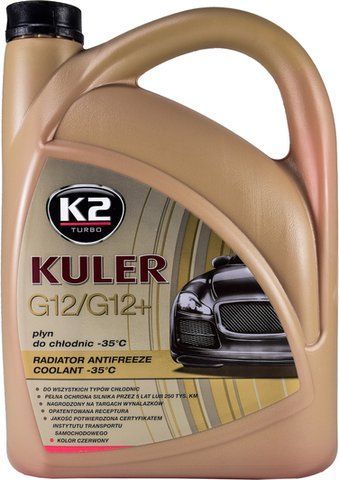 Готовий антифриз K2 Kuler G12/G12+ червоний -35 &deg;C фото