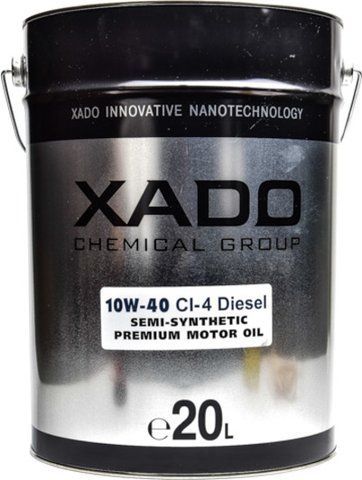 XADO Atomic CI-4 Diesel 10W-40 20 л, (xa20549) моторна олива фото