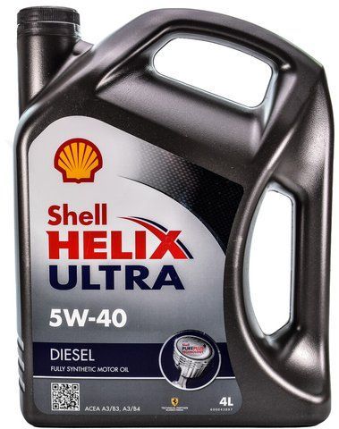 Shell Helix Diesel Ultra 5W-40, 4 л (550040549) моторна олива фото
