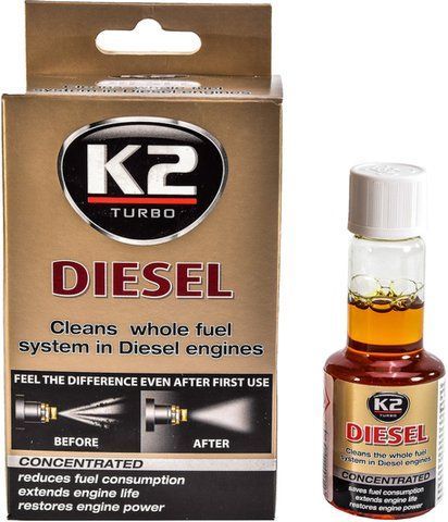 K2 Turbo Diesel, 50 мл (ET3122) присадка фото