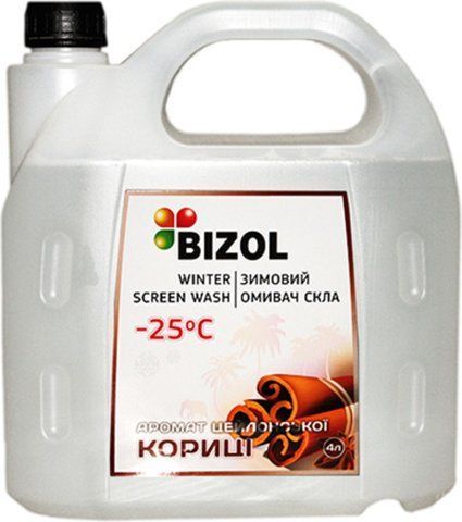 Bizol Winter Screen Wash зимний цейлонская корица 4 л, (B1271) омыватель фото