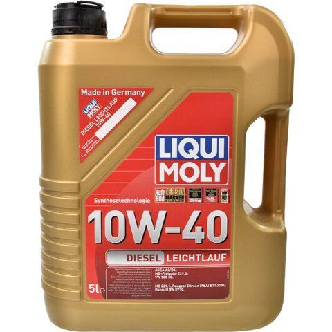 Liqui Moly Diesel Leichtlauf 10W-40 5 л, (8034) моторное масло фото